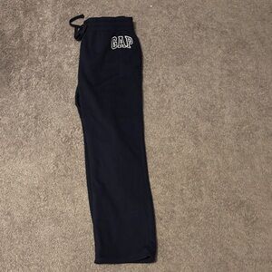 GAP wide leg Navy Sweatpants with Logo